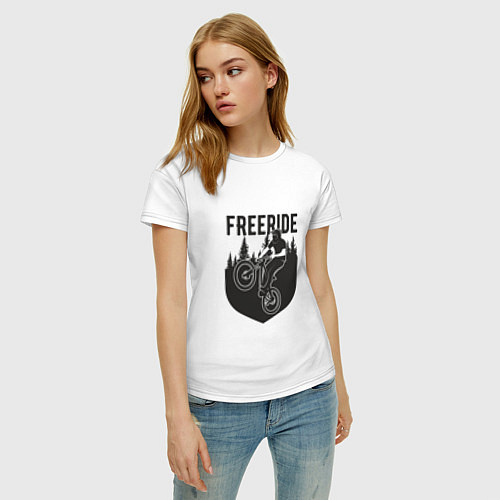 Женская футболка Freeride / Белый – фото 3