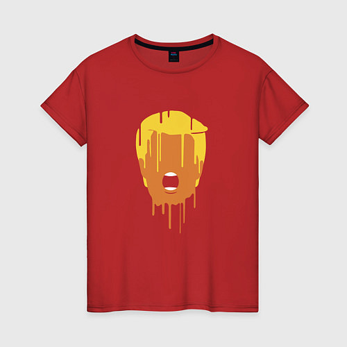 Женская футболка Дональд Трамп / Красный – фото 1