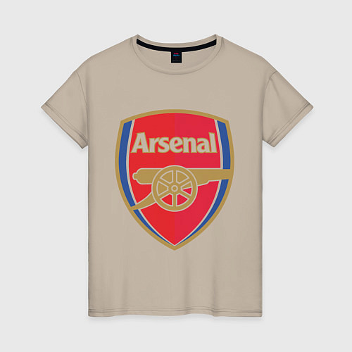 Женская футболка Arsenal FC / Миндальный – фото 1