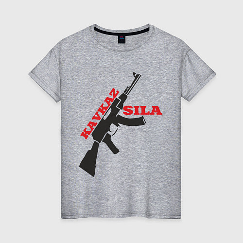 Женская футболка Kavkaz Sila / Меланж – фото 1