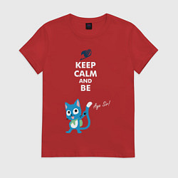 Футболка хлопковая женская Sir, цвет: красный