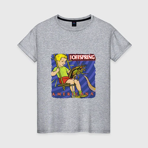 Женская футболка The Offspring: Americana / Меланж – фото 1