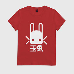 Футболка хлопковая женская Destiny Rabbit, цвет: красный