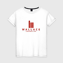 Футболка хлопковая женская Wallace Corporation, цвет: белый