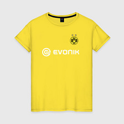 Футболка хлопковая женская BVB FC: Rois Home 17/18, цвет: желтый