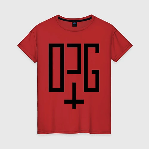 Женская футболка OPG / Красный – фото 1