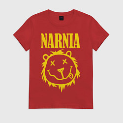 Футболка хлопковая женская Narnia, цвет: красный