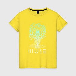 Футболка хлопковая женская Muse, цвет: желтый