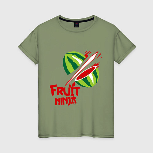 Женская футболка Fruit Ninja / Авокадо – фото 1