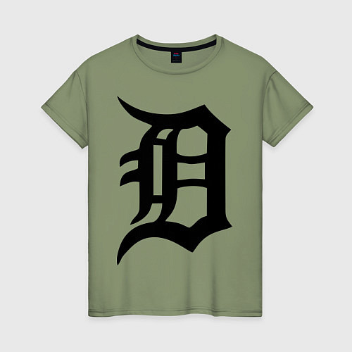 Женская футболка Detroit Tigers / Авокадо – фото 1