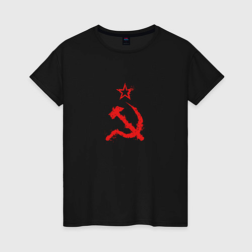 Женская футболка Atomic Heart: СССР / Черный – фото 1