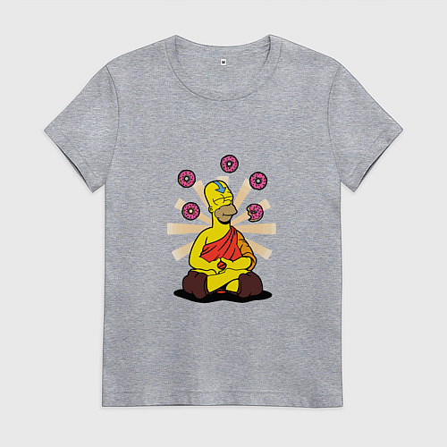 Женская футболка Homer Relax / Меланж – фото 1