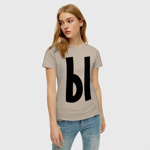 Женская футболка Мы (Ы) / Миндальный – фото 3