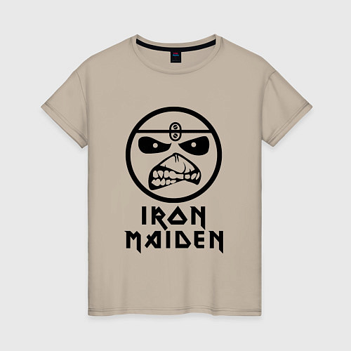 Женская футболка Iron Maiden / Миндальный – фото 1