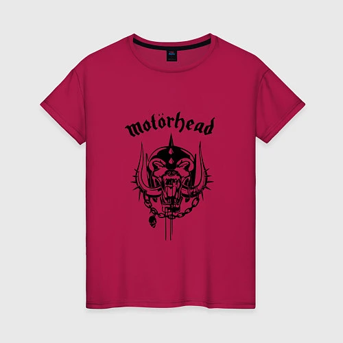 Женская футболка Motrhead: Black Devil / Маджента – фото 1