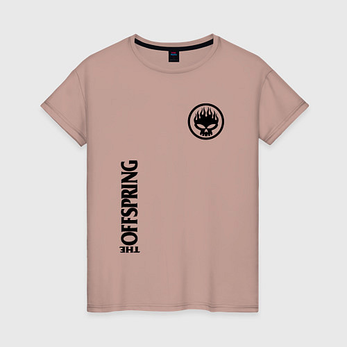 Женская футболка The Offspring / Пыльно-розовый – фото 1