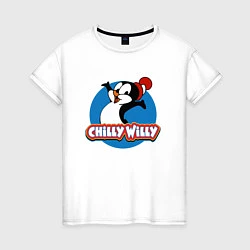 Футболка хлопковая женская Chilly Willy, цвет: белый