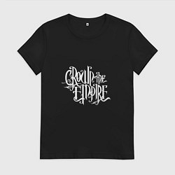Футболка хлопковая женская Crown The Empire, цвет: черный