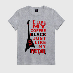 Футболка хлопковая женская Mindless Self Indulgence - Coffee black, цвет: меланж