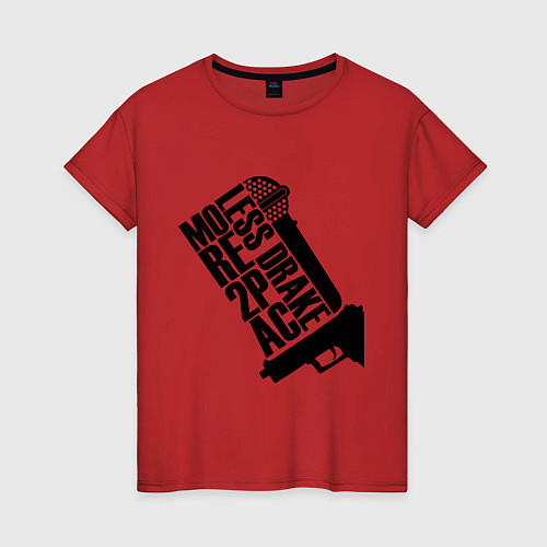 Женская футболка More 2Pac / Красный – фото 1