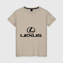 Женская футболка Lexus logo