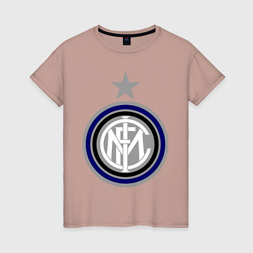 Женская футболка Inter FC / Пыльно-розовый – фото 1
