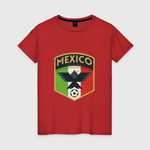 Женская футболка Mexico Football / Красный – фото 1