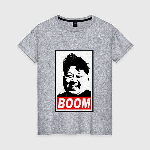 Женская футболка BOOM: Kim Chen Eun / Меланж – фото 1