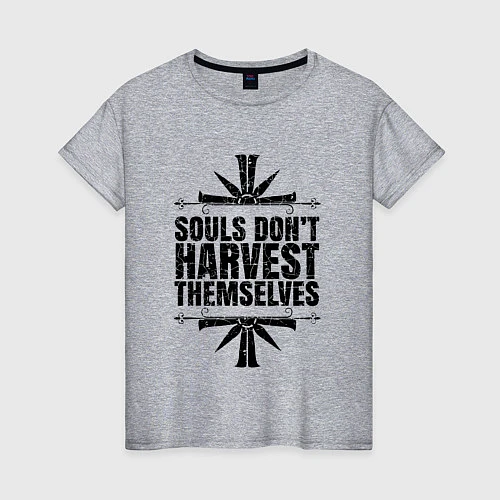 Женская футболка Harvest Themselves / Меланж – фото 1