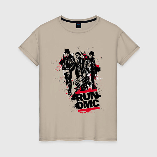 Женская футболка Run-DMC / Миндальный – фото 1