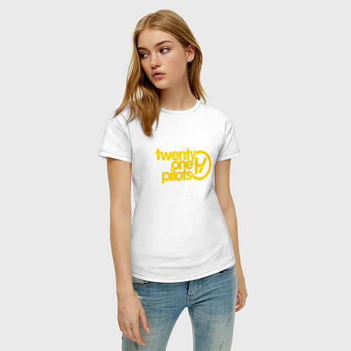 Женская футболка Twenty One Pilots / Белый – фото 3
