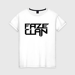 Футболка хлопковая женская FaZe Clan, цвет: белый