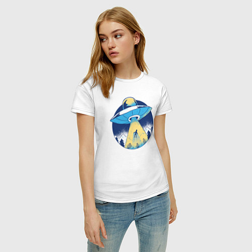 Женская футболка Пришельцы / Белый – фото 3