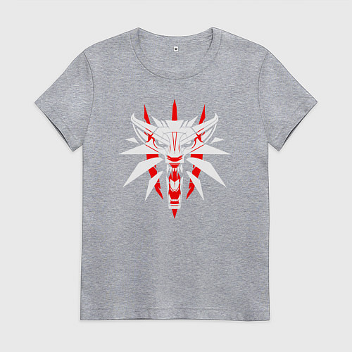 Женская футболка Амулет ведьмака / Меланж – фото 1