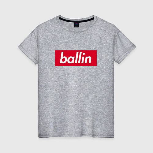 Женская футболка Ballin Kizaru / Меланж – фото 1