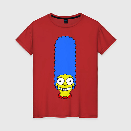 Женская футболка Marge Face / Красный – фото 1