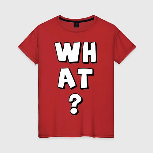 Женская футболка WH-AT / Красный – фото 1