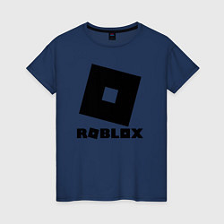 Футболка хлопковая женская ROBLOX, цвет: тёмно-синий