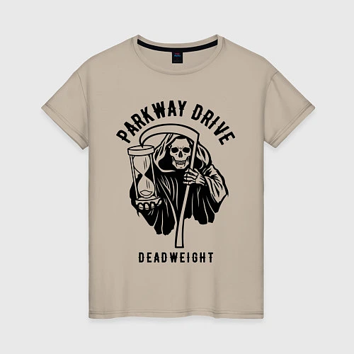 Женская футболка Parkway Drive: Deadweight / Миндальный – фото 1