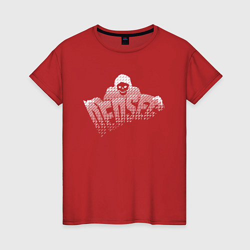 Женская футболка DED SEC / Красный – фото 1