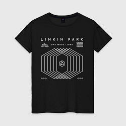 Футболка хлопковая женская Linkin Park: One More Light, цвет: черный