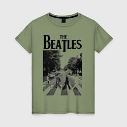 Женская футболка The Beatles: Mono Abbey Road