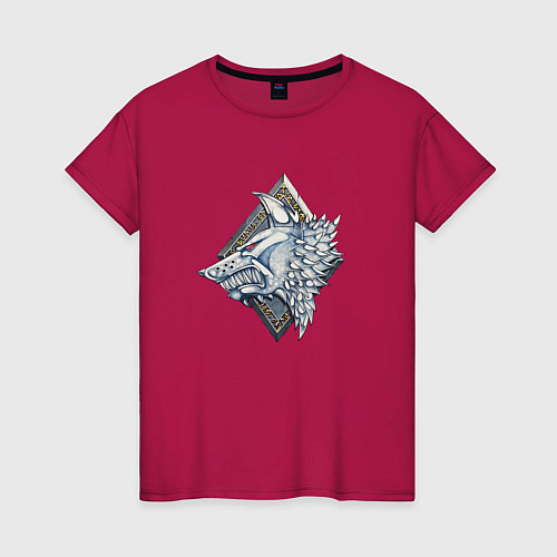 Женская футболка Space Wolves / Маджента – фото 1