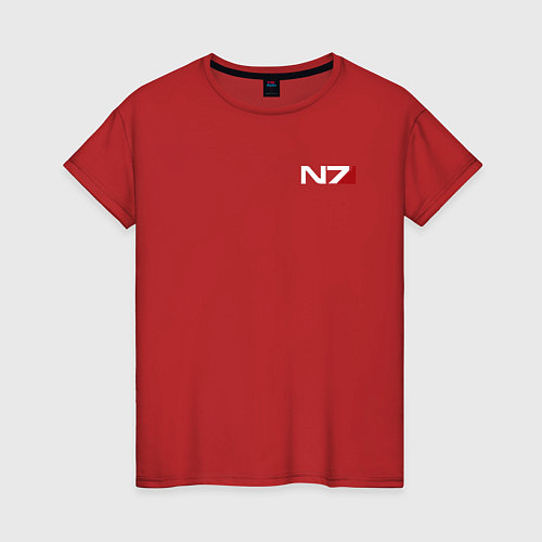 Женская футболка Mass Effect N7 / Красный – фото 1