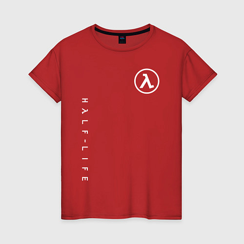 Женская футболка HALF-LIFE / Красный – фото 1