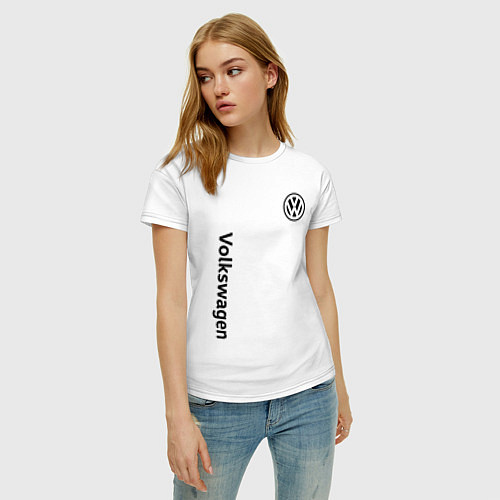 Женская футболка VOLKSWAGEN / Белый – фото 3