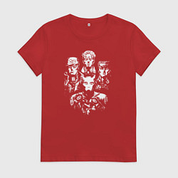 Футболка хлопковая женская JoJo, цвет: красный