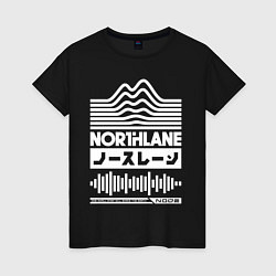 Футболка хлопковая женская Northlane Music, цвет: черный