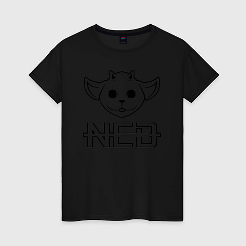Женская футболка TOP: NED / Черный – фото 1