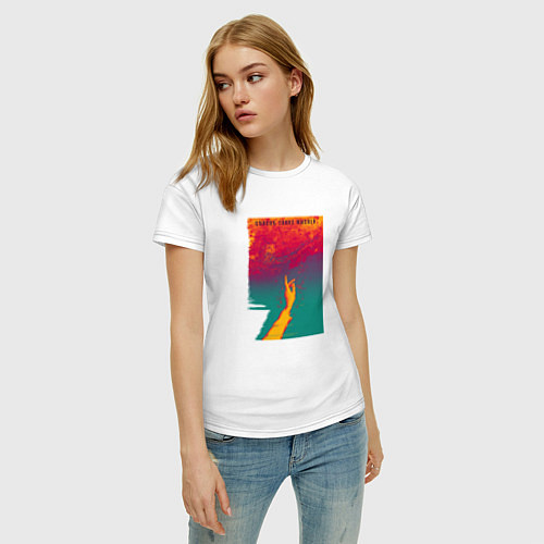 Женская футболка JONY Список твоих мыслей / Белый – фото 3